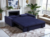 Futon Sofa Bed,3-in-1 Multi-Functional Corduroy Sleeper Couch Pull-Out Bed,Adjustable Backrest and W3138P281699