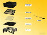 Metal Fire Pit 43687611