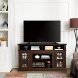 Classic TV Media Stand Modern Entertainment Console for TV Up to 65" with Open and Closed Storage W2275P337814