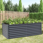 ZUN 6x3x2ft Galvanized Raised Garden Bed, Outdoor Planter Garden Boxes Large Metal Planter Box for W1859P197935