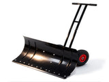 30" Heavy Duty Snow Shovel with Wheels, Garvee Adjustable Angle Height Ergonomic Handle, Sidewalk 36510011