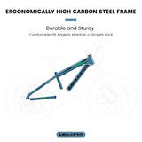 V20235 20 Inch Fat Tire Bike Adult 7 Speed Mountain Bike, Dual Disc Brakes, High Carbon Steel Frame, W709P285166