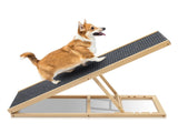 Large Dog Pet Ramp Stairs with Adjustable Height for Bed Couch Car Truck SUV, Foldable Dog Ramp for 53404340