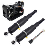 ZUN Pair Rear Air Suspension Shocks + Compressor Pump for Cadillac Escalade Chevrolet Avalanche Suburban 01071748