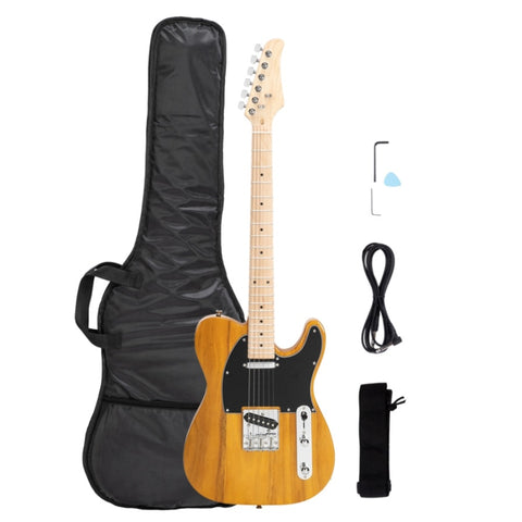 ZUN Maple Fingerboard GTL Electric Guitar SS Pickup Transparent Yellow 60754215