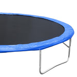 ZUN 14FT Trampoline for Adults & Kids with Basketball Hoop, Outdoor Trampolines w/Ladder and Safety W28552056