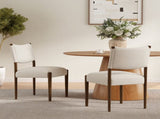 Modern Dining Chair,Kitchen Chair With Thick Seat Cushion and Solid Wood Legs, Dining Chairs for N762P411382A