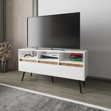 Picacho TV Stand with Multistorage, 3 Drawers and 3 Shelves, White Natural Oak . B128P263732