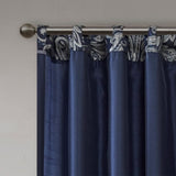 Jacquard Curtain Panel Pair B03598175