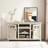 2 Doors Cabinet Farmhouse Cabinet, Farmhouse TV Stand Barn Design,Modern Farmhouse TV Media Stand, W1758P199934