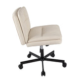 UPGRADE! Larger Size 360&deg Swivel Home Office Desk Chair with Wheels W1403P155225