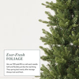Alpine Pine 6.5ft Christmas Tree Pre-Lit Artificial with 1,489 Branch Tips & 382 Low-Voltage Warm 86629864