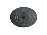 31.5"H Tall Striped Concrete Column Fountain-LED Light,Shadow Ambiance Maker for Modern Outdoor N765P324550G