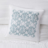 5 Piece Microfiber Ruffled Comforter Set White King B03596866