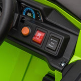 12V kids Ride On Mini UTV, Electric Car with Front LED Lights and Horn, Single Seat with a Safety W2181P160394