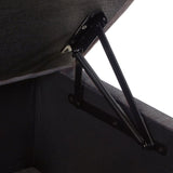 Modern Large Comfort Sofa Ottoman with Storage, Modular Sectional Storage Ottoman With Wheels For W2186P178509