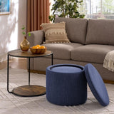 Ottoman, multi-functional combination set table Ottoman, combination of Ottoman and table, with drum W487P243608