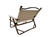 Comfy Foldable Portable Chair with Armrests Aluminium Frame, Travel Kermit Chair Easy to Fold W495107783