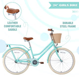 Steel Frame,Multiple Colors, for 10Years Old Girls Bike,24 inch wheel W1019P179151