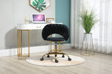 ZUN COOLMORE Computer Chair Office Chair Adjustable Swivel Chair Fabric Seat Home Study Chair W153981448