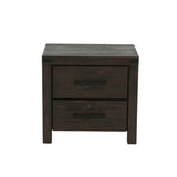 ZUN 2 Drawers Nightstand In Espresso SR015426