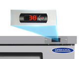 Orikool 29 IN Commercial Refrigerators, Undercounter Refrigerators 8 Cu.Ft with Smooth Casters, 1 W2095126115