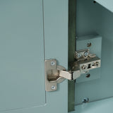 30" Antique Pattern Bathroom Vanity with Rectangle Ceramic Sink, Bathroom Vanity Cabinet with N817P245319B