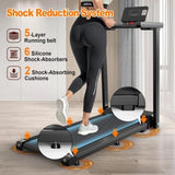 Folding Treadmill with Handles, 3.0HP Portable Treadmill, Portable Treadmill with Handles 52233783