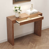 ZUN Elegant Dark Wood Bar Table-50 Inches Long, a Practical Choice for Modern Homes.Dark Wood W2920P225014