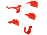 54 Piece Tool organizer with 50 Hooks ,Pegboard and Shelf Tool Organizer Wall Mounted DIY Storage 68888583
