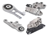 4X Motor Mounts Replacement for Jeep Renegade 1.4L 2015 16 17 18 Transmission 68257232AA 22786354