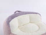 Oversized Bean Bag Chairs,Multicolor Faux Fur Couch Filled with Shredded Sponge,Large Lounger Sofa 63896610