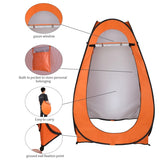 1-2 Person Portable Pop Up Toilet Shower Tent Changing Room Dressing Tent Camping Shelter Orange 11685588
