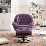 Accent chair TV Chair Living room Chair with Ottoman-PURPLE W676P232278