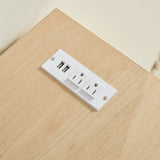 Farmhouse Style Kitchen Storage Cabinet, Large Wall Cabinet with Drawers and Doors in Roman Column W2393P300548