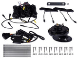 UTV Turn Signal Kit w/ 110D Horn Street Legal Rocker Switch Triangle LED Lights Replacement for 03392004