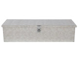 30" Elegant 5-Strips Pattern Aluminum Toolbox Silver 70391005