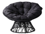38" Ergonomic Swivel Wicker Papasan Chair with Thick Tufted Cushions, 360 Degree Rotatable Chairs 44208273