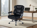 Ergonomic Executive Office Chair with Contoured Backrest, Adjustable Height & Recline for Home 49691928