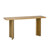 U_STYLE Stylish Console Table with Pine Veneer Geometric Legs,Suitable for Living Room, Study N711P289142O