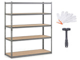 5-Tier Heavy Duty Garage Shelving Unit, 2200 LBS Total Load Capacity Boltless Storage Rack 95335004
