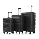 3 in 1 20"/24"/28" 3 pcs/set in ABS Spinner Wheel Luggage, Carry on Suitcase, Matching Color, 28829784