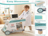 Wooden Doctor Playset for Kids Pretend Play Doctor Kit with Cart Gift for Toddlers Boys Girls Aged 69179652