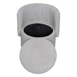 360 Degree Swivel Back Sofa Chair With Storage Space, Suitable For Bedroom and Living Room W1716P196474
