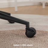 Bizerte Adjustable Swivel Criss-Cross Chair, Wide Seat/ Office Chair /Vanity Chair, Black T2574P181617