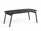 Folding Coffee Table No Assembly Required, 31.5" x 15.7" x 17.7", Melamine 39207104