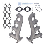 ZUN LS Swap Cast Iron Manifold Headers for Chevy Corvette Camaro LS1 LS2 LS3 9988-R-BLEM 38435123