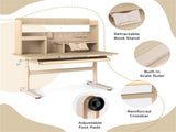 Height Adjustable Kids Study Desk with Storage & Tiltable Desktop, Ideal for Growing Children 3 37818285