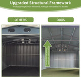 Spacious Outdoor Storage Shed This 13x20FT outdoor storage shedfers a generous 250 square feet W2556P211250