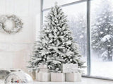 7ft Flocked Christmas Tree 63519144
